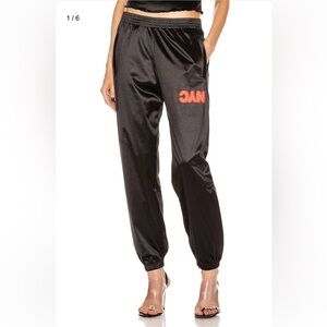 Adidas by Alexander Wang AW Track Pants Black Joggers Streetwear Casual NYC